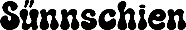 Vorschau des Bootsnamens "Sünnschien" als Schriftzug für "Bootsbeschriftung Neu 62"