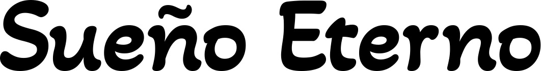 Vorschau des Bootsnamens "Sueño Eterno" als Schriftzug für "Bootsbeschriftung Klassisch 103"