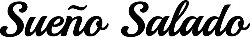 Vorschau des Bootsnamens "Sueño Salado" als Schriftzug für "Bootsbeschriftung Klassisch 86"