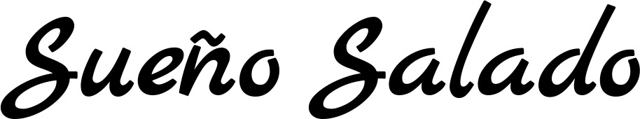 Vorschau des Bootsnamens "Sueño Salado" als Schriftzug für "Bootsbeschriftung Klassisch 77"