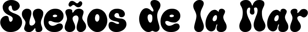Vorschau des Bootsnamens "Sueños de la Mar" als Schriftzug für "Bootsbeschriftung Neu 62"