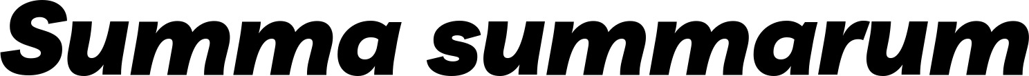 Vorschau des Bootsnamens "Summa summarum" als Schriftzug für "Bootsbeschriftung Kursiv 06"