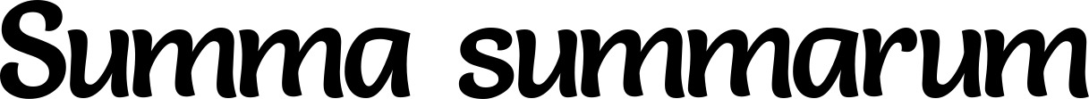 Vorschau des Bootsnamens "Summa summarum" als Schriftzug für "Bootsbeschriftung Klassisch 94"