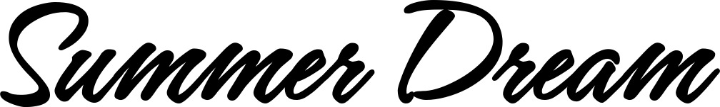 Vorschau des Bootsnamens "Summer Dream" als Schriftzug für "Bootsbeschriftung Klassisch 71"