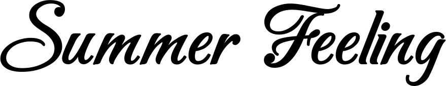 Vorschau des Bootsnamens "Summer Feeling" als Schriftzug für "Bootsbeschriftung Klassisch 50"