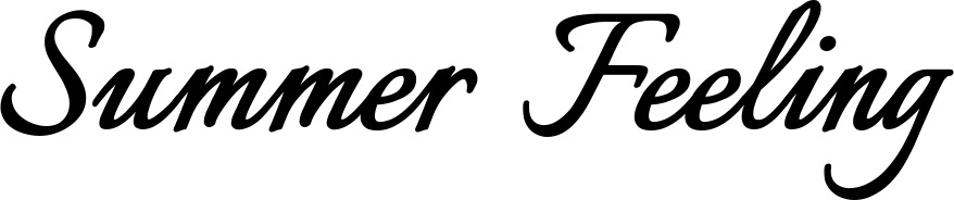 Vorschau des Bootsnamens "Summer Feeling" als Schriftzug für "Bootsbeschriftung Klassisch 58"