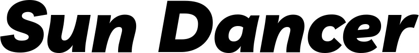 Vorschau des Bootsnamens "Sun Dancer" als Schriftzug für "Bootsbeschriftung Kursiv 06"