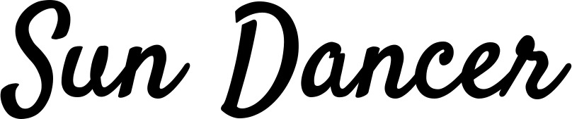 Vorschau des Bootsnamens "Sun Dancer" als Schriftzug für "Bootsbeschriftung Klassisch 96"