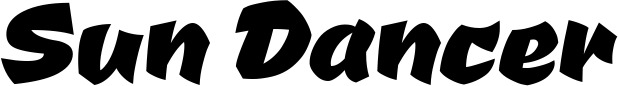 Vorschau des Bootsnamens "Sun Dancer" als Schriftzug für "Bootsbeschriftung Neu 39"
