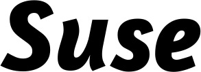 Vorschau des Bootsnamens "Suse" als Schriftzug für "Bootsbeschriftung Kursiv 01"