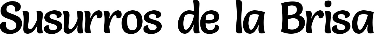 Vorschau des Bootsnamens "Susurros de la Brisa" als Schriftzug für "Bootsbeschriftung Klassisch 94"