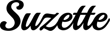 Vorschau des Bootsnamens "Suzette" als Schriftzug für "Bootsbeschriftung Klassisch 86"