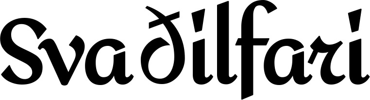 Vorschau des Bootsnamens "Svaðilfari" als Schriftzug für "Bootsbeschriftung Klassisch 37"