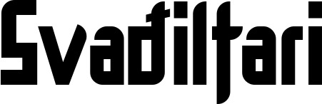 Vorschau des Bootsnamens "Svaðilfari" als Schriftzug für "Bootsbeschriftung Neu 27"