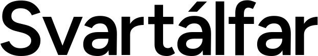 Vorschau des Bootsnamens "Svartálfar" als Schriftzug für "Bootsbeschriftung Fett 18"