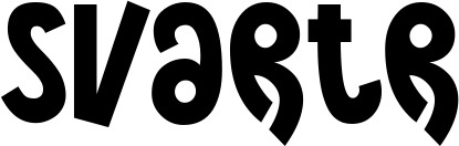 Vorschau des Bootsnamens "Svartr" als Schriftzug für "Bootsbeschriftung Neu 59"