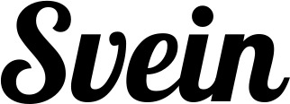 Vorschau des Bootsnamens "Svein" als Schriftzug für "Bootsbeschriftung Neu 50"