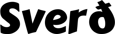 Vorschau des Bootsnamens "Sverð" als Schriftzug für "Bootsbeschriftung Neu 38"