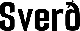 Vorschau des Bootsnamens "Sverð" als Schriftzug für "Bootsbeschriftung Neu 69"