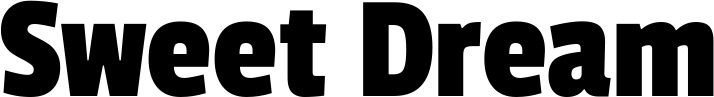 Vorschau des Bootsnamens "Sweet Dream" als Schriftzug für "Bootsbeschriftung Fett 30"