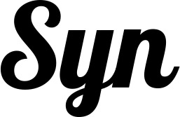 Vorschau des Bootsnamens "Syn" als Schriftzug für "Bootsbeschriftung Neu 60"