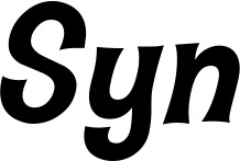Vorschau des Bootsnamens "Syn" als Schriftzug für "Bootsbeschriftung Klassisch 23"