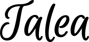 Vorschau des Bootsnamens "Talea" als Schriftzug für "Style Klassisch 105"