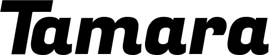 Vorschau des Bootsnamens "Tamara" als Schriftzug für "Bootsbeschriftung Kursiv 04"