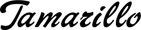 Vorschau des Bootsnamens "Tamarillo" als Schriftzug für "Bootsbeschriftung Klassisch 12"