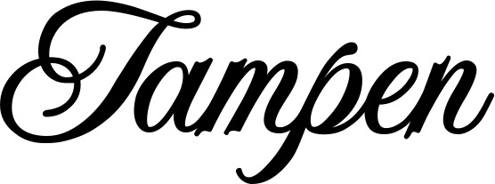 Vorschau des Bootsnamens "Tampen" als Schriftzug für "Bootsbeschriftung Klassisch 70"