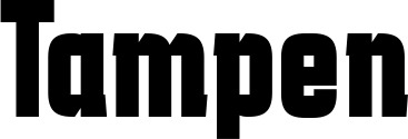 Vorschau des Bootsnamens "Tampen" als Schriftzug für "Bootsbeschriftung Fett 41"