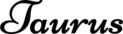 Vorschau des Bootsnamens "Taurus" als Schriftzug für "Bootsbeschriftung Klassisch 84"