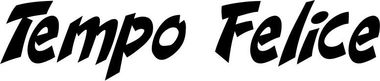 Vorschau des Bootsnamens "Tempo Felice" als Schriftzug für "Bootsbeschriftung Klassisch 31"