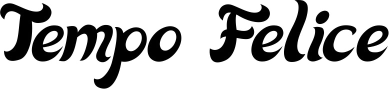 Vorschau des Bootsnamens "Tempo Felice" als Schriftzug für "Bootsbeschriftung Klassisch 33"