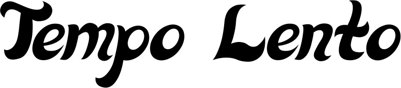 Vorschau des Bootsnamens "Tempo Lento" als Schriftzug für "Bootsbeschriftung Klassisch 33"