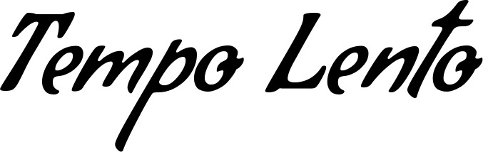 Vorschau des Bootsnamens "Tempo Lento" als Schriftzug für "Bootsbeschriftung Klassisch 57"