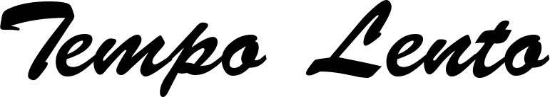 Vorschau des Bootsnamens "Tempo Lento" als Schriftzug für "Bootsbeschriftung Klassisch 03"