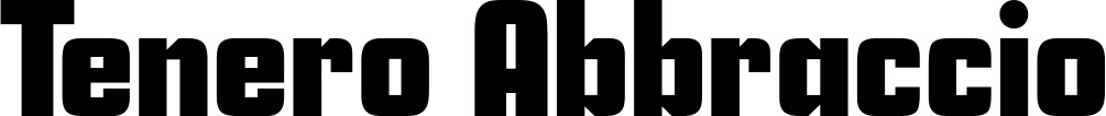 Vorschau des Bootsnamens "Tenero Abbraccio" als Schriftzug für "Bootsbeschriftung Neu 11"
