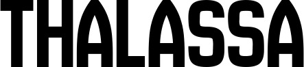 Vorschau des Bootsnamens "Thalassa" als Schriftzug für "Bootsbeschriftung Neu 58"