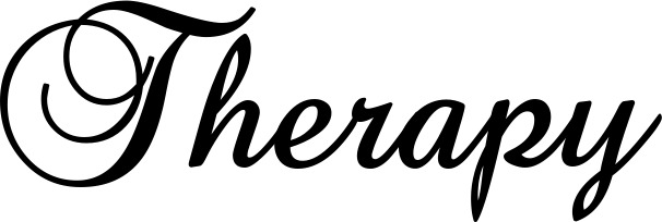 Vorschau des Bootsnamens "Therapy" als Schriftzug für "Bootsbeschriftung Klassisch 02-A"