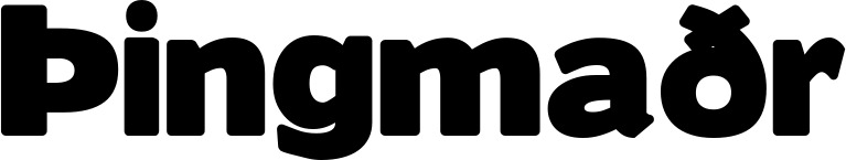 Vorschau des Bootsnamens "Þingmaðr" als Schriftzug für "Style Neu 01"