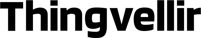 Vorschau des Bootsnamens "Thingvellir" als Schriftzug für "Bootsbeschriftung Neu 35"