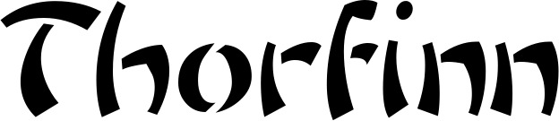 Vorschau des Bootsnamens "Thorfinn" als Schriftzug für "Bootsbeschriftung Neu 03"