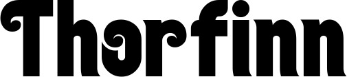 Vorschau des Bootsnamens "Thorfinn" als Schriftzug für "Bootsbeschriftung Neu 32"