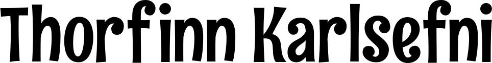 Vorschau des Bootsnamens "Thorfinn Karlsefni" als Schriftzug für "Bootsbeschriftung Neu 68"
