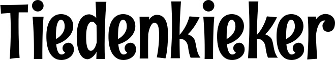 Vorschau des Bootsnamens "Tiedenkieker" als Schriftzug für "Bootsbeschriftung Neu 68"