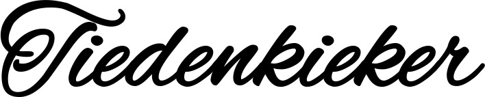 Vorschau des Bootsnamens "Tiedenkieker" als Schriftzug für "Bootsbeschriftung Klassisch 35"
