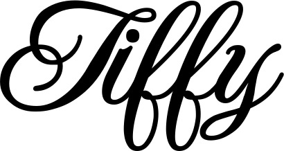 Vorschau des Bootsnamens "Tiffy" als Schriftzug für "Bootsbeschriftung Klassisch 70"