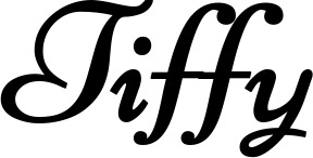 Vorschau des Bootsnamens "Tiffy" als Schriftzug für "Bootsbeschriftung Klassisch 84"