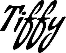 Vorschau des Bootsnamens "Tiffy" als Schriftzug für "Bootsbeschriftung Klassisch 57"